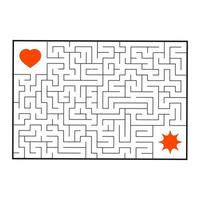 Maze for kids. Puzzle for children.  Labyrinth conundrum. vector