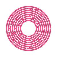 Maze for kids. Puzzle for children.  Labyrinth conundrum. vector