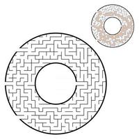 Maze for kids. Puzzle for children.  Labyrinth conundrum. vector