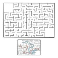 Maze for kids. Puzzle for children.  Labyrinth conundrum. vector