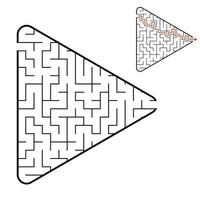 Maze for kids. Puzzle for children.  Labyrinth conundrum. vector