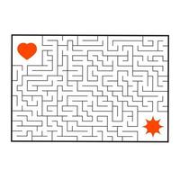 Maze for kids. Puzzle for children.  Labyrinth conundrum. vector