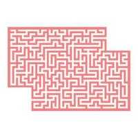 Maze for kids. Puzzle for children.  Labyrinth conundrum. vector