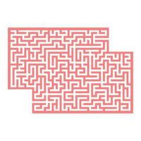 Maze for kids. Puzzle for children.  Labyrinth conundrum. vector