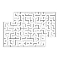 Maze for kids. Puzzle for children.  Labyrinth conundrum. vector