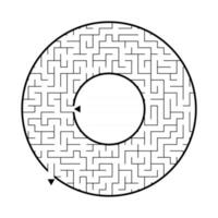 Maze for kids. Puzzle for children.  Labyrinth conundrum. vector