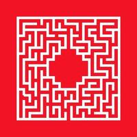 Maze for kids. Puzzle for children.  Labyrinth conundrum. vector