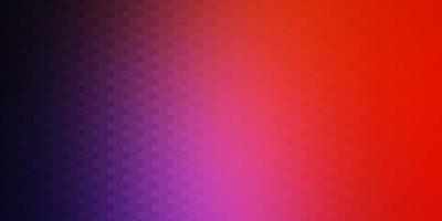 Dark Pink Red vector backdrop with rectangles