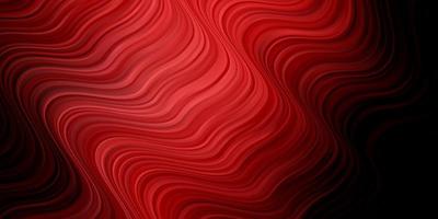 Dark Red vector template with curves