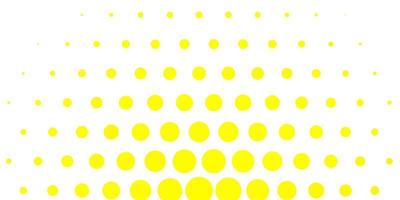 Light Yellow vector template with circles