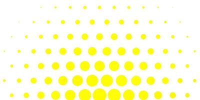 Light Yellow vector template with circles