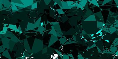 Light Green vector backdrop with triangles lines