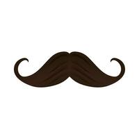 Isolated mustache icon vector design