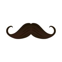 Isolated mustache icon vector design