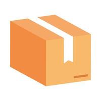 box carton packing isolated icon vector