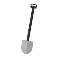 Isolated construction shovel vector design