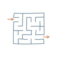 Maze for kids. Puzzle for children.  Labyrinth conundrum. vector