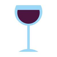 Isolated wine cup vector design