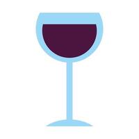 Isolated wine cup vector design