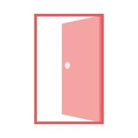 Isolated house door vector design