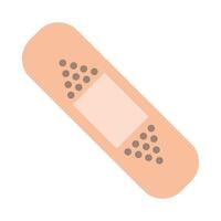 Isolated medical adhesive bandage vector design