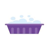 Isolated bucket with soap vector design