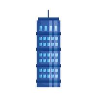 Isolated city building vector design