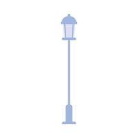 park lamp post isolated icon vector