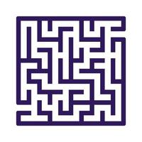 Maze for kids. Puzzle for children.  Labyrinth conundrum. vector