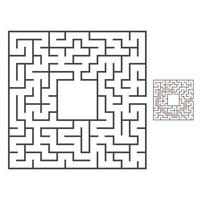 Maze for kids. Puzzle for children.  Labyrinth conundrum. vector