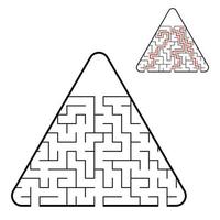 Maze for kids. Puzzle for children.  Labyrinth conundrum. vector