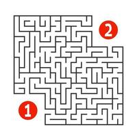 Maze for kids. Puzzle for children.  Labyrinth conundrum. vector