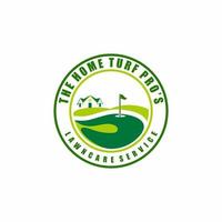 Circle emblem logo for Home Golf Green