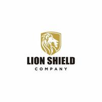 Lion shield logo modern design template ,Lion head logo ,Element for the brand identity ,Vector illustration EPS 10 vector