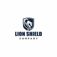 Lion shield logo modern design template ,Lion head logo ,Element for the brand identity ,Vector illustration EPS 10 vector