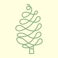 Beautiful Christmas Tree vector