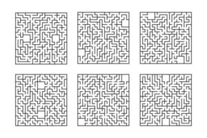 Maze for kids. Puzzle for children.  Labyrinth conundrum. vector