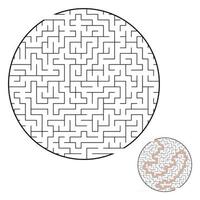 Maze for kids. Puzzle for children.  Labyrinth conundrum. vector