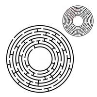 Maze for kids. Puzzle for children.  Labyrinth conundrum. vector