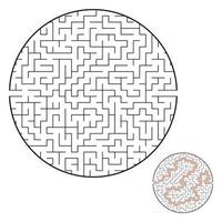 Maze for kids. Puzzle for children.  Labyrinth conundrum. vector