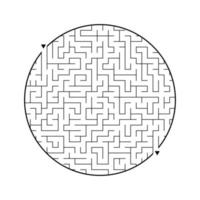 Maze for kids. Puzzle for children.  Labyrinth conundrum. vector