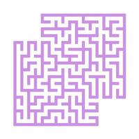 Maze for kids. Puzzle for children.  Labyrinth conundrum. vector