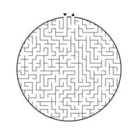 Maze for kids. Puzzle for children.  Labyrinth conundrum. vector