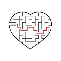 Maze for kids. Puzzle for children.  Labyrinth conundrum. vector