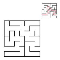 Maze for kids. Puzzle for children.  Labyrinth conundrum. vector