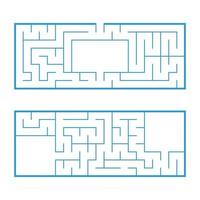 abstract labyrinth. game for children and adults. vector illustration