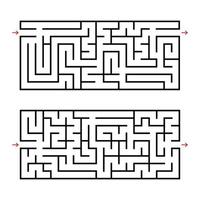 abstract labyrinth. game for children and adults. vector illustration