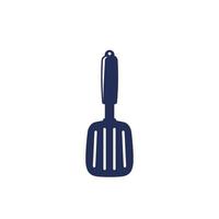 spatula on white, vector icon