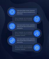 microbe, virus and bacteria infographics with line icons, vector