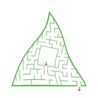 abstract labyrinth. game for children and adults. vector illustration